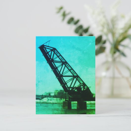 Providence, RI 'Stuck-Up Bridge' Briefkaart (Staand voorkant)