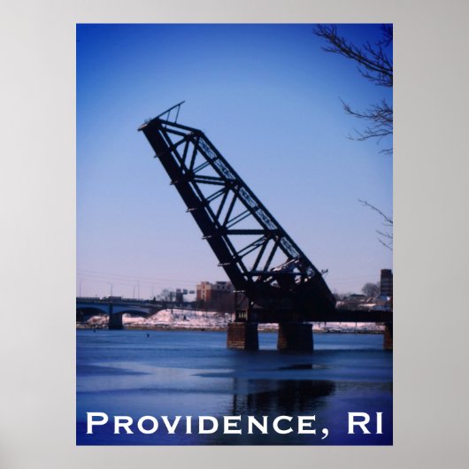 Providence, RI 'Stuck-Up Bridge' Poster (Voorkant)