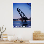 Providence, RI 'Stuck-Up Bridge' Poster (Keuken)