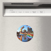 Providence, RI vliegende trots Magneet (Insitu (Vaatwasser))