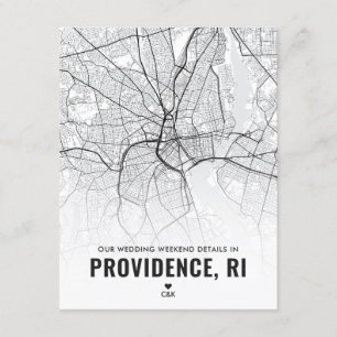 Providence Trouwweekend Details Bijgevoegde Kaart