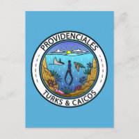 Providenciales Turks en Caicos Scuba Badge