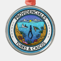 Providenciales Turks en Caicos Scuba Badge