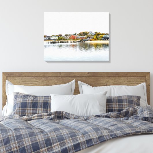 Provincetown Canvas Afdruk (Insitu (Slaapkamer))