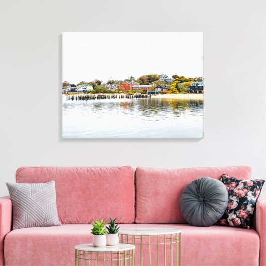 Provincetown Canvas Afdruk (Insitu (Woonkamer))