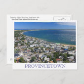 Provincetown Cape Uitzicht Briefkaart (Voorkant / Achterkant)