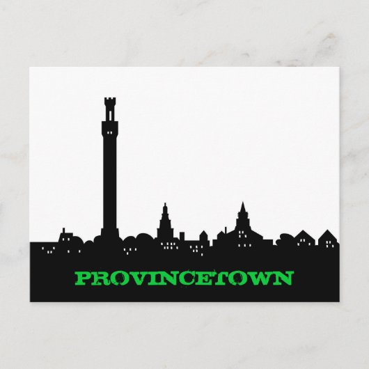 Provincetown cartoon briefkaart (Voorkant)