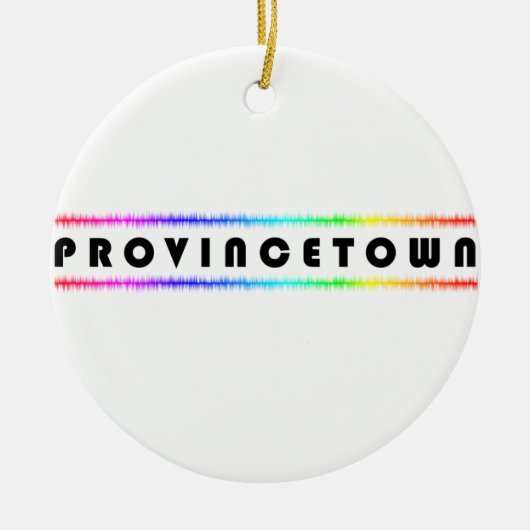 Provincetown Keramisch Ornament (Voorkant)