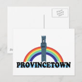 Provincetown "Lighthouse"-ontwerp. Briefkaart (Voorkant / Achterkant)