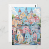 Provincetown MA Briefkaart (Voorkant / Achterkant)