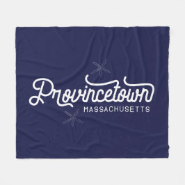 Provincetown Massachusetts Fleece Blanket