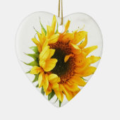 Provincetown Sunflower Keramisch Ornament (Rechts)