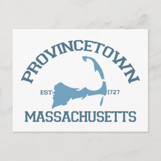 Provincetown "Varsity"-ontwerp. Briefkaart