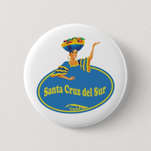 Provincia de Camagüey Ronde Button 5,7 Cm (Voorkant)