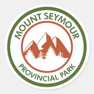 Provinciaal park Mount Seymour Ronde Sticker