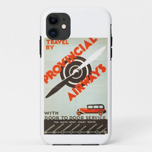 Provincial Airways Case-Mate iPhone Case (Achterkant)