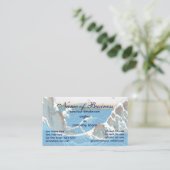 Provincie Awa, Naruto Whirlpools door Ando Hiroshi Visitekaartje (Staand voorkant)