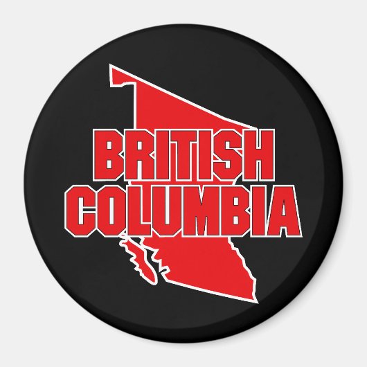 Provincie British Columbia Magneet (Voorkant)