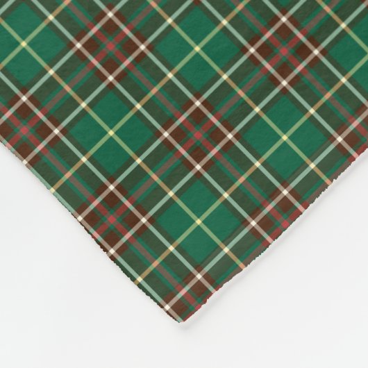 Provincie Newfoundland Tartan Fleece Deken (Hoek)