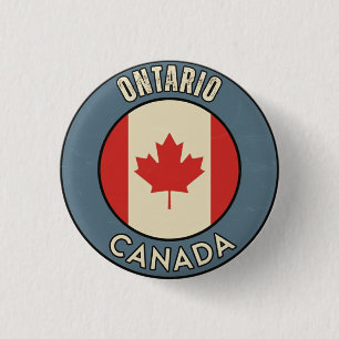 Provincie Ontario Canada Ronde Button 3,2 Cm