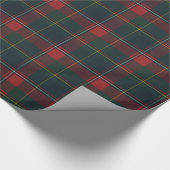 Provincie Quebec Tartan Wrapping Paper Cadeaupapier (Hoek)