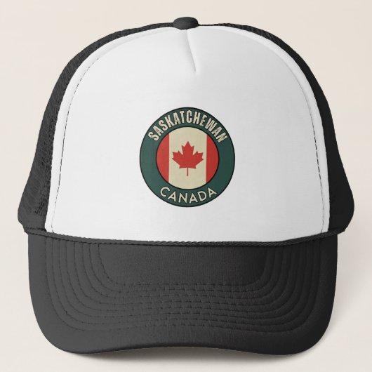 Provincie Saskatchewan Canada Trucker Pet (Voorkant)