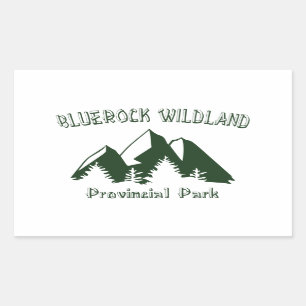 Provinciepark Bluerock Wildland Rechthoekige Sticker