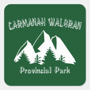 Provinciepark Carmanah Walbran Vierkante Sticker