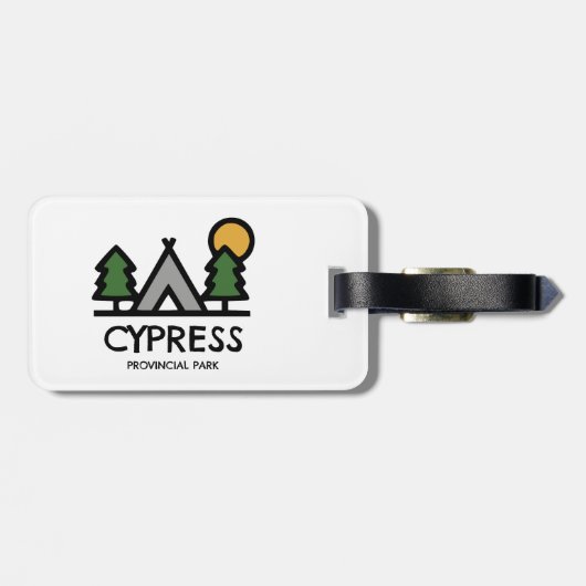 Provinciepark Cypress Bagagelabel (Achterkant horizontaal)
