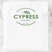 Provinciepark Cypress Ovale Sticker (Tas)