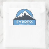 Provinciepark Cypress Rechthoekige Sticker (Tas)