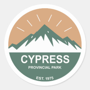 Provinciepark Cypress Ronde Sticker