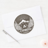 Provinciepark Cypress Ronde Sticker (Envelop)