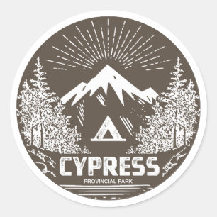 Provinciepark Cypress Ronde Sticker