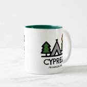 Provinciepark Cypress Tweekleurige Koffiemok (Voorkant rechts)