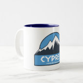 Provinciepark Cypress Tweekleurige Koffiemok (Voorkant links)