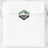 Provinciepark Cypress Vierkante Sticker (Tas)