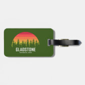 Provinciepark Gladstone Bagagelabel (Achterkant horizontaal)