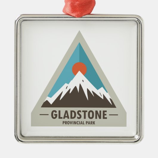 Provinciepark Gladstone Metalen Ornament (Voorkant)