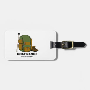 Provinciepark Goat Range Bagagelabel