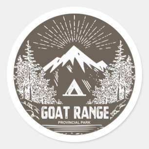 Provinciepark Goat Range Ronde Sticker