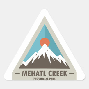 Provinciepark Mehatl Creek Driehoek Sticker