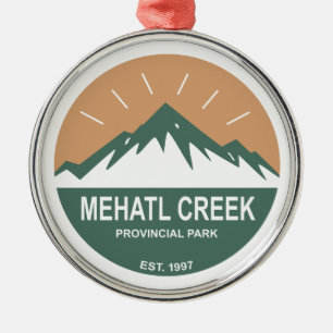 Provinciepark Mehatl Creek Metalen Ornament