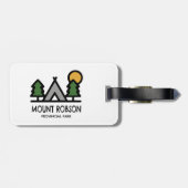 Provinciepark Mount Robson Bagagelabel (Achterkant horizontaal)