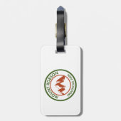 Provinciepark Mount Robson Bagagelabel (Achterkant verticaal)