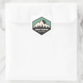 Provinciepark Mount Robson Vierkante Sticker (Tas)