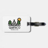 Provinciepark Quetico Bagagelabel (Achterkant horizontaal)