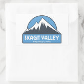 Provinciepark Skagit Valley Rechthoekige Sticker (Tas)