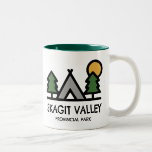Provinciepark Skagit Valley Tweekleurige Koffiemok