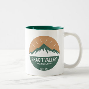 Provinciepark Skagit Valley Tweekleurige Koffiemok